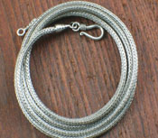 Sterling Silver Rope Chain - bali c